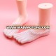 Low cut cotton woman lace boat open top toe dress sock