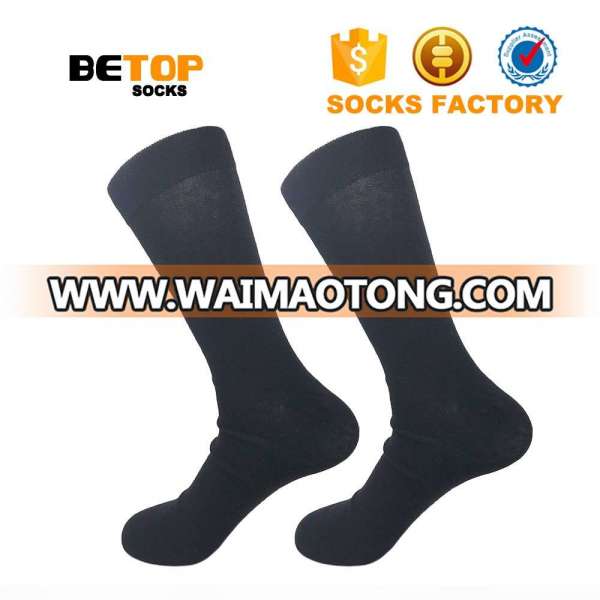 High quality gentle cotton black stockings man